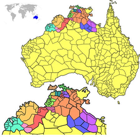 Разнообразие языков в Австралии