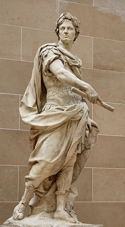 Статуя Цезаря в саду Версальского дворца (1696, скульптор Кусту)