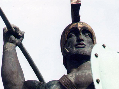 Статуя царя Спарты Леонида I