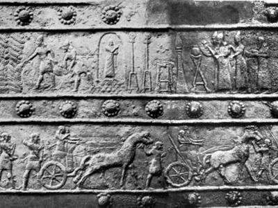 Ассирийский барельеф времён Салманасара III