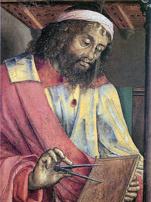 Йос ван Вассенхове (Юстус из Гента). Евклид, ок. 1474. Урбино