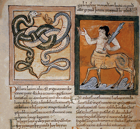 Страница из древней кельтской книги