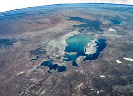 Аральское море. Вид из космоса