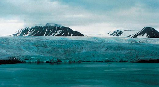 окровный ледник в Гренландии
