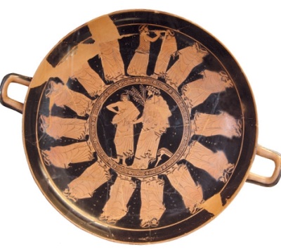 Чаша с изображением праздника Апатурий в Афинах, 480 г. до н. э. Лувр, Париж