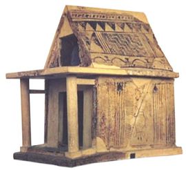 Модель храма Геры в Аргосе