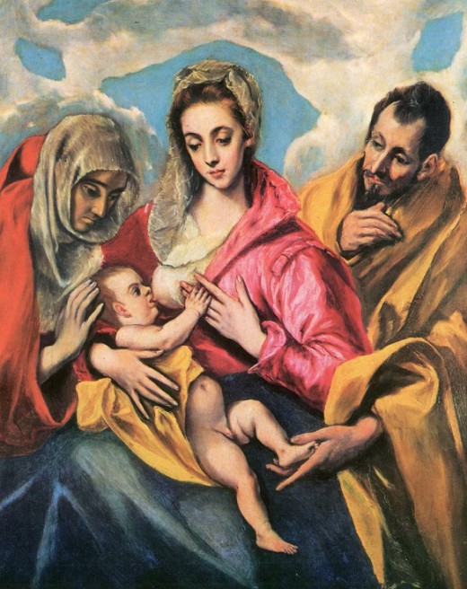 Эль Греко «Святое семейство»
