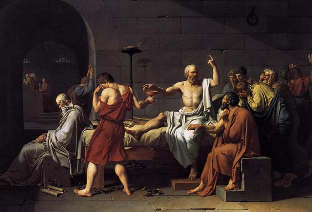 Жак-Луи Давид «Смерть Сократа»