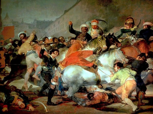 Франсиско Гойя «Восстание 2 мая 1808 года в Мадриде»