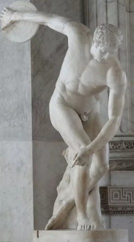 Римская копия скульптуры Мирона «Дискобол»