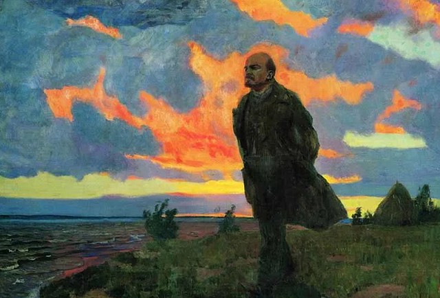 Аркадий Рылов «Ленин в Разливе в 1917 году» (1934) 