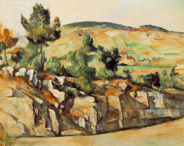 Поль Сезанн «Горы в Провансе» (ок. 1890)