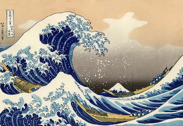 Кацусика Хокусай «Большая волна в Канагаве»