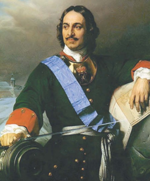 П. Деларош. Портрет Петра I. 1838 