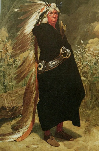 Портрет индейского вождя