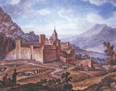 М. М. Иванов. Крепость-монастырь в Грузии. 1804 г.