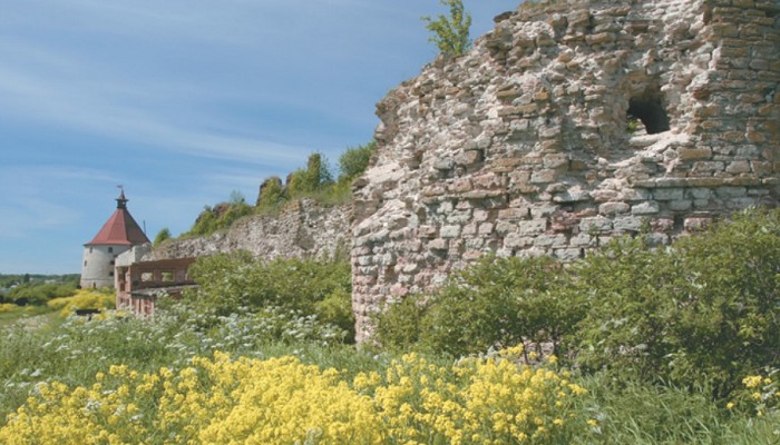 Крепость Шлиссельбург. Сохранившиеся башни и фрагменты стен