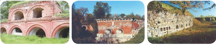 Сохранившиеся фрагменты укреплений Динабургской крепости