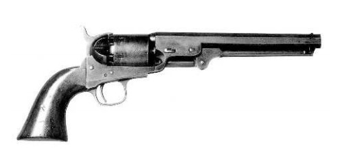Капсюльный револьвер «Кольт Нэви» («флотский») модели 1851 г. калибра.36