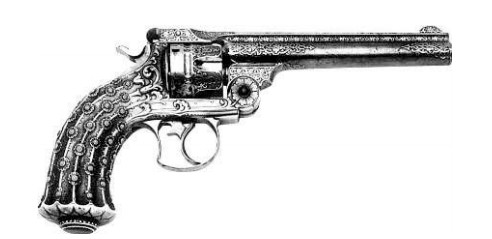 Украшенный револьвер «Смит энд Вессон Модел 3 Нэви» калибра .44 «русский»