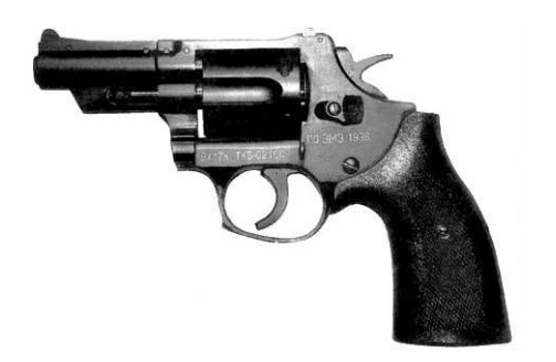 Служебный 9-мм револьвер ТКБ-0216С под патрон 9x17 К