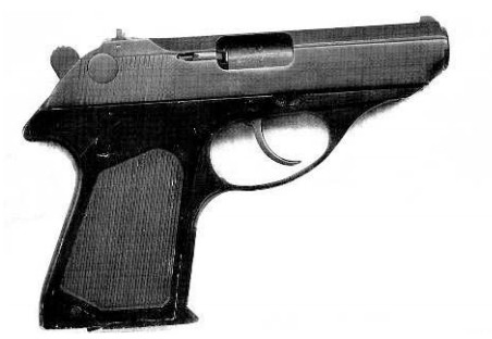 5,45-мм пистолет ПСМ с металлическими щечками рукоятки