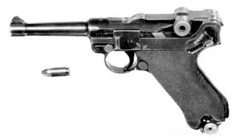 9-мм пистолет Р.08 «Парабеллум» и его патрон