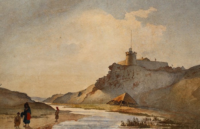 T. Г. Шевченко. Форт Кара-Бутак. 1848 г.