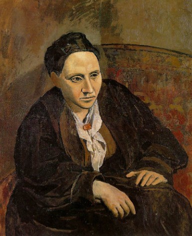 П. Пикассо. Портрет Гертруды Стайн. 1906 г.
