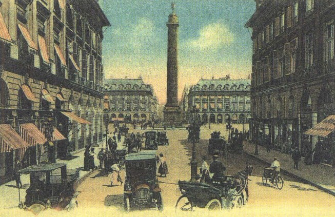 Вандомская площадь. Париж. 1910 г.