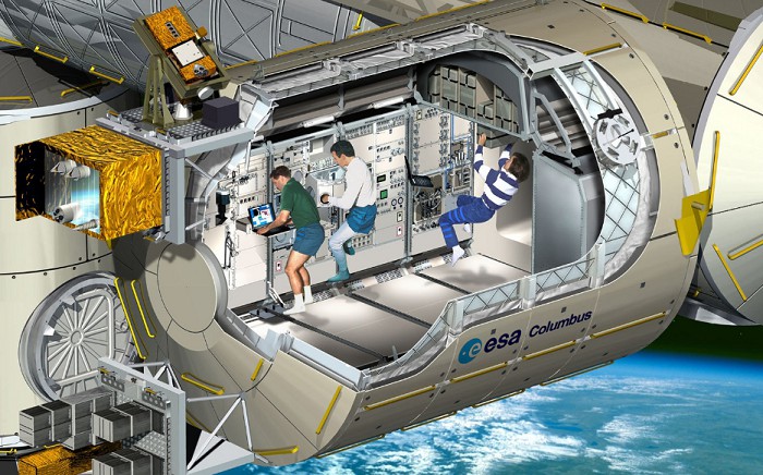 Модуль ММС был доставлен внутри «Спейс шаттла» агентства NASA