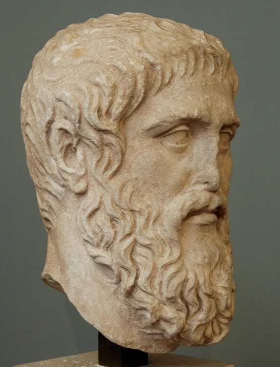 Голова Платона. Римская копия с греческого оригинала