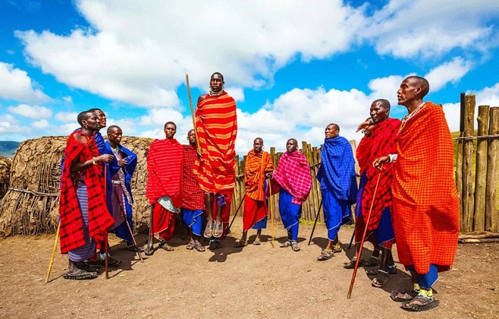 Племя масаи. Танзания