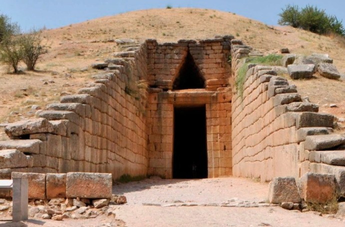 Гробница Агамемнона в древних Микенах