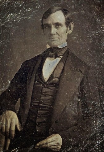 Авраам Линкольн — президент США. Дагеротипия 1846 г.