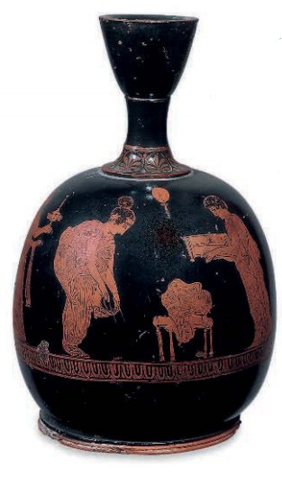 ваза, сделанная около 450 г. до н. э.
