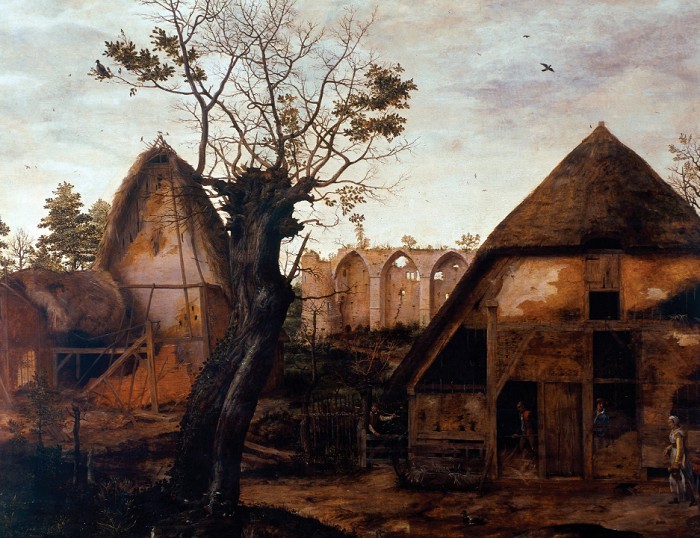 К. ван Далем. Пейзаж с фермой. 1564 г. 