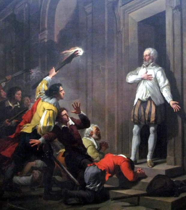 Ж . Б. Сюве. Смерть адмирала Колиньи. 1787 г. 