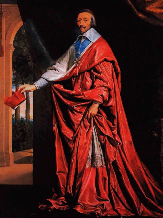 Арман Жан дю Плесси, кардинал Ришельё. 1637 г.