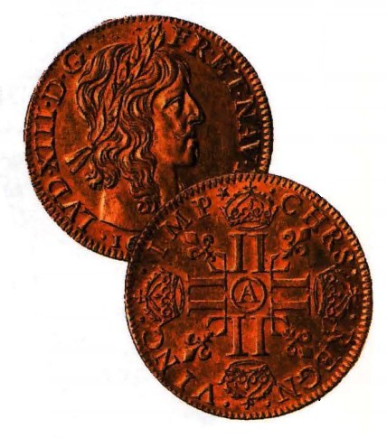 Луидор — старинная французская золотая монета, впервые отчеканенная в 1640 г. 