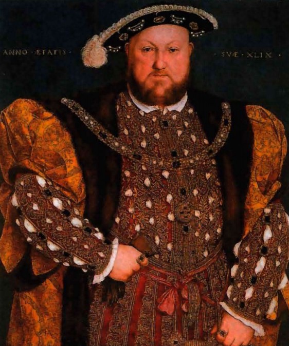 Г. Гольбейн Младший. Портрет короля Генриха VIII. 1535-154 0 гг. 
