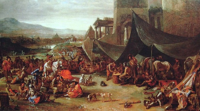 И. Аингельбах. Осада Рима в 1527 г. 