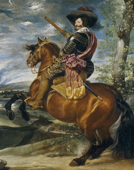 Д. Веласкес. Конный портрет Гаспара де Оливареса. 1634 г. 