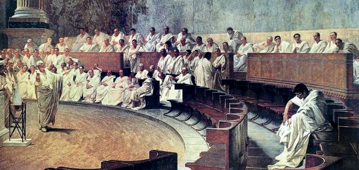 Заседание римского Сената