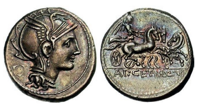 Монета с изображением Аппия Клавдия