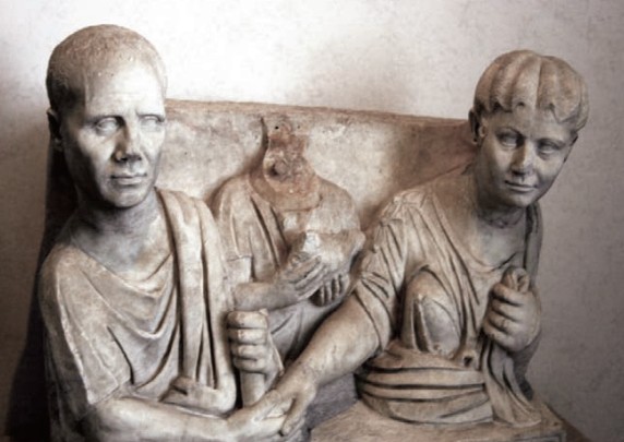 Семейное надгробие римлян