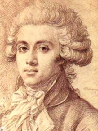 Л. Ж. Дюрамо. Пьер Виктюрньен Верньо, один из вождей жирондистов. 1792 г.