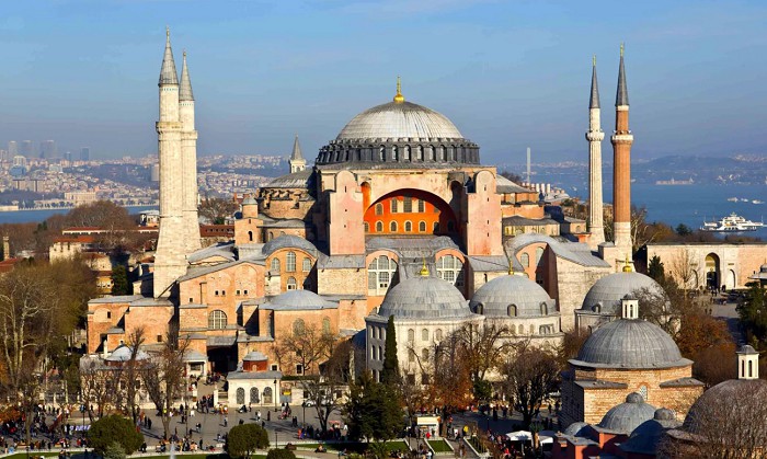 Храм Святой Софии в Стамбуле. Современный вид