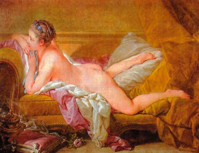 Ф. Буше. Мадемуазель О'Мерфи. 1752 г. 