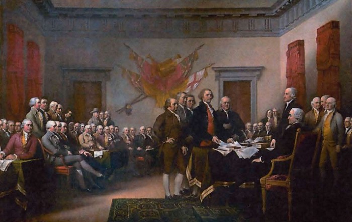 Д. Трамбалл. Декларация независимости. 1819 г. 